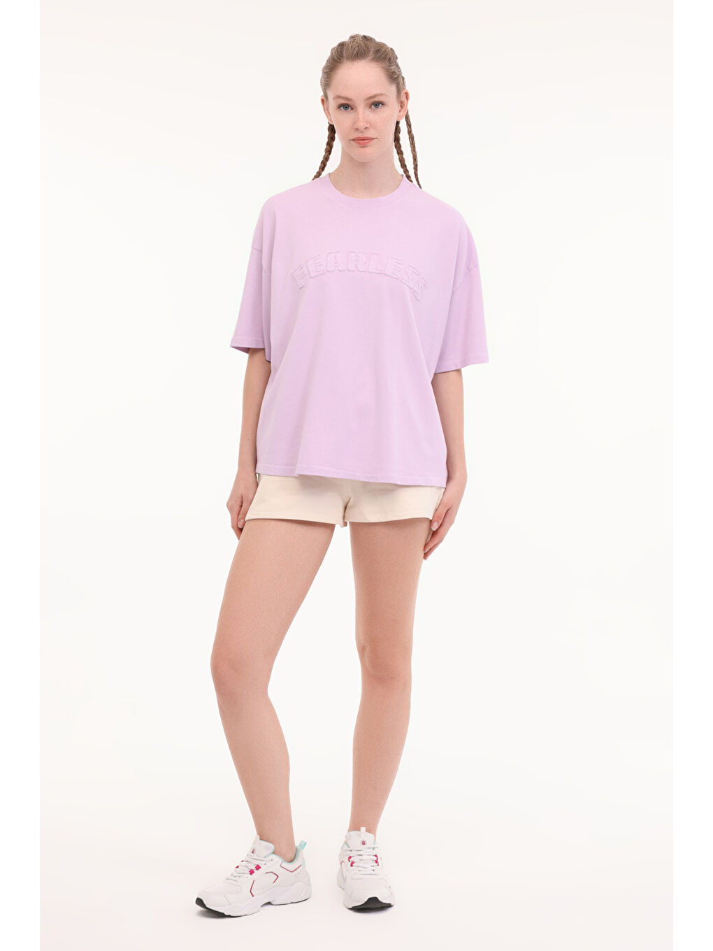 Mor WL GALE 11SY788 5FX Lila Kadın Kısa Kol T-Shirt-2