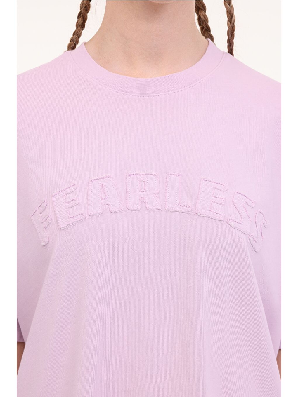 Mor WL GALE 11SY788 5FX Lila Kadın Kısa Kol T-Shirt-3