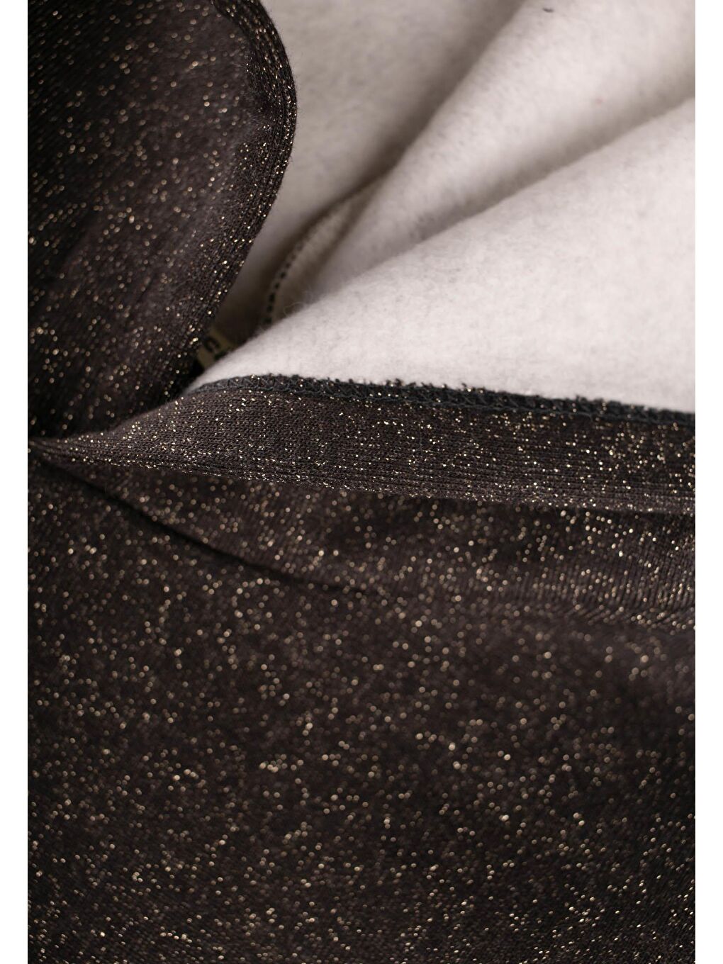 Simli Şardonlu Kısa Rahat Kesim Hoodie Takım 3-10 Yaş Antrasit-2