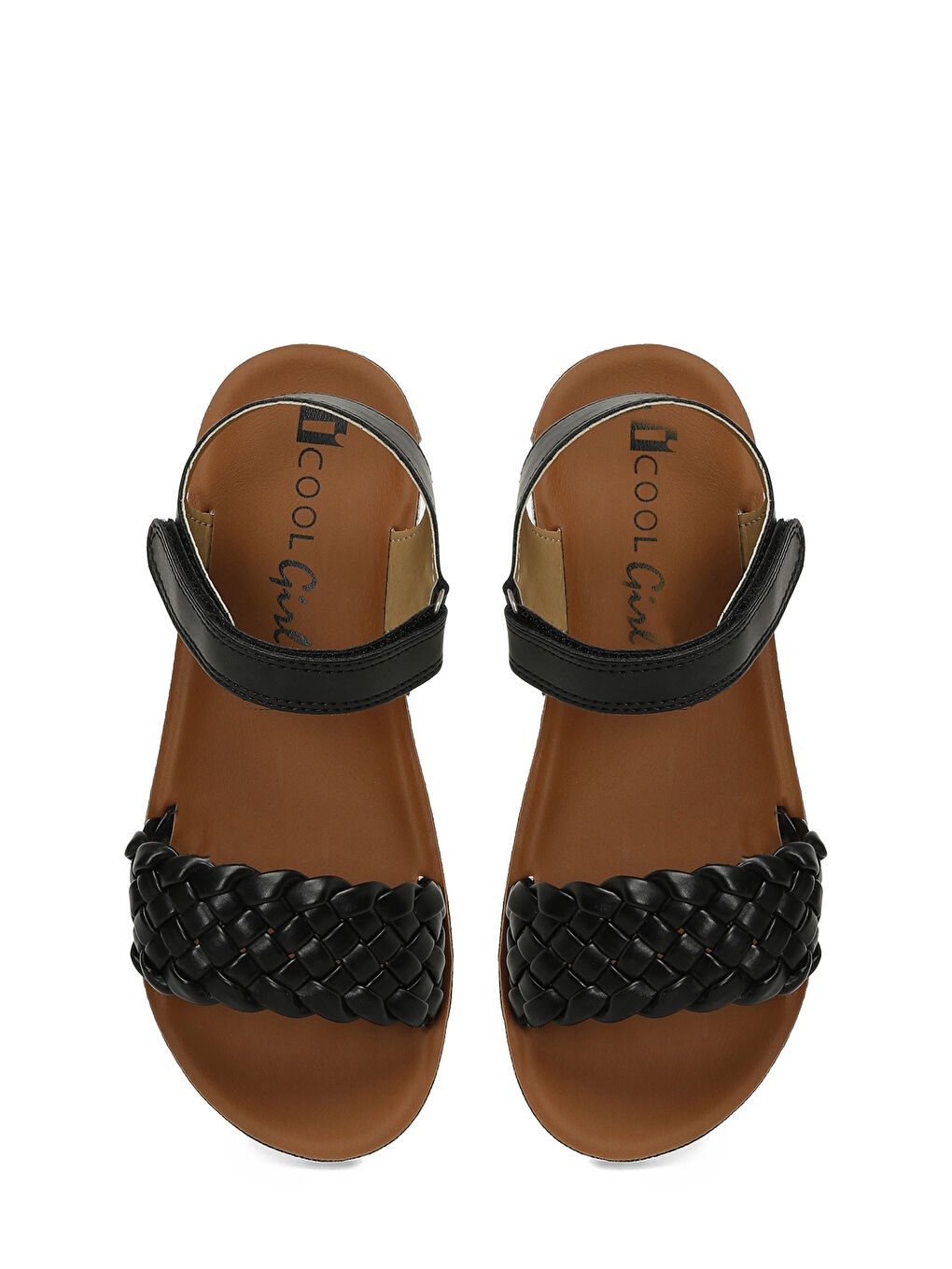 JENNA F 5FX Siyah Kız Çocuk Sandalet-3