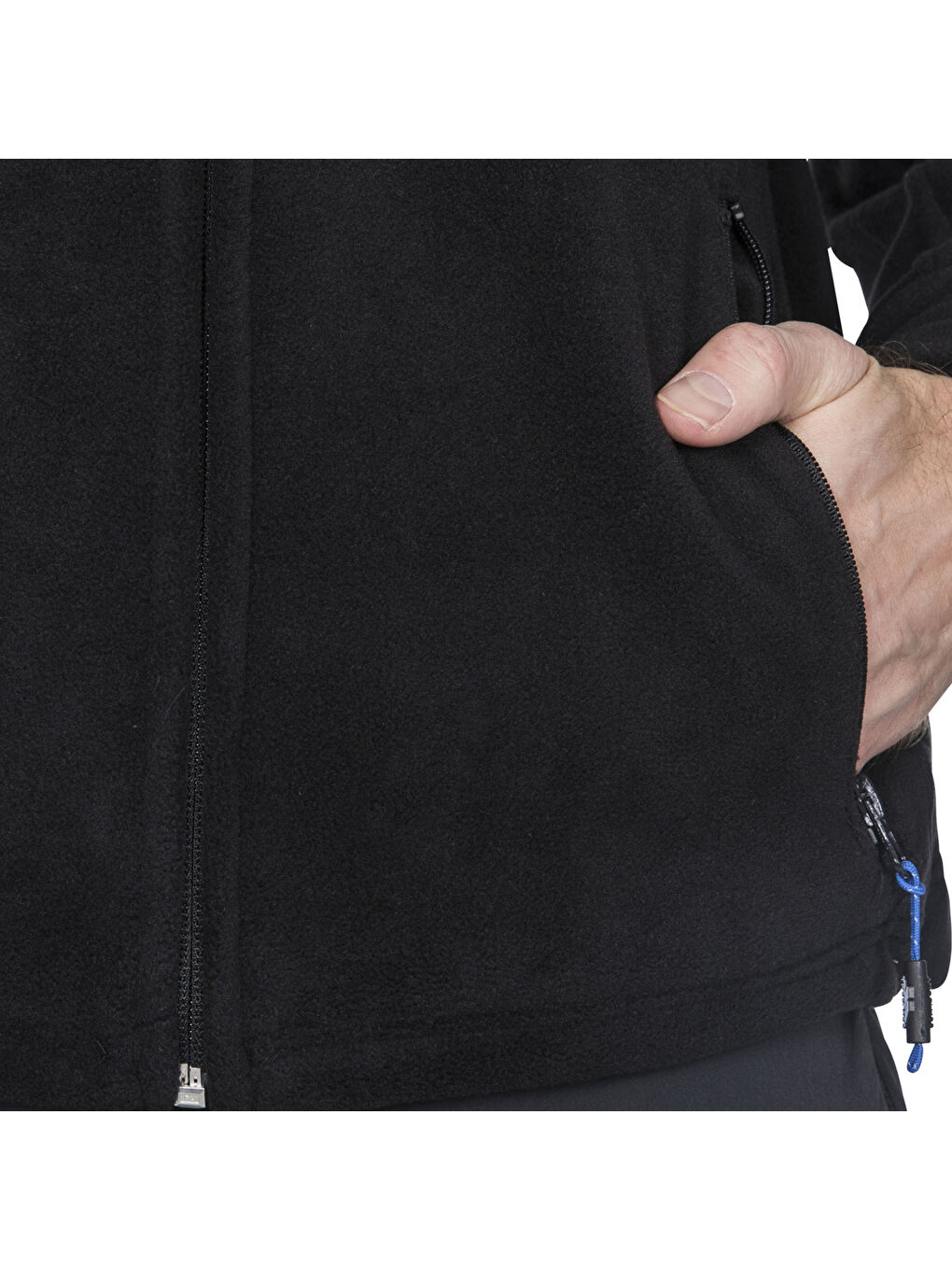 Bernal - Fleece At300 Erkek Siyah Polar Fermuarlı Sweatshirt-7