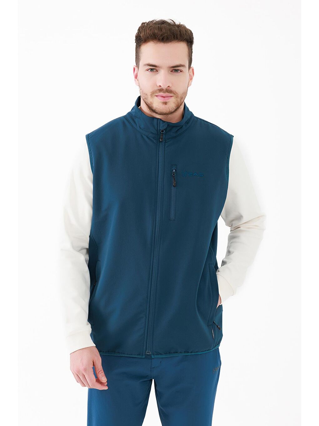 Bowen İnce Softshell Unısex Yelek Antrasit-1