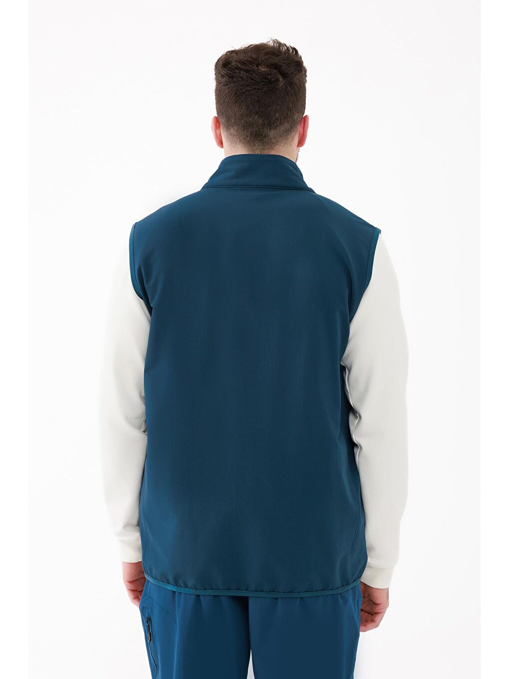 Bowen İnce Softshell Unısex Yelek Antrasit-3