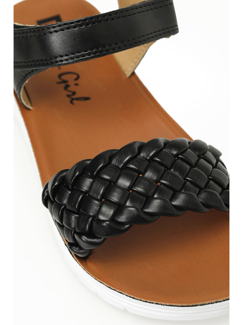 JENNA F 5FX Siyah Kız Çocuk Sandalet-6