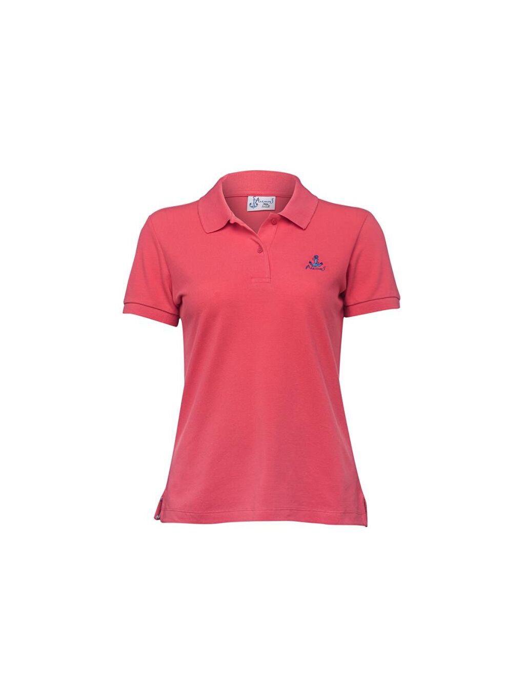 Pembe Gemici Martı Kadın Polo Yaka T-Shirt