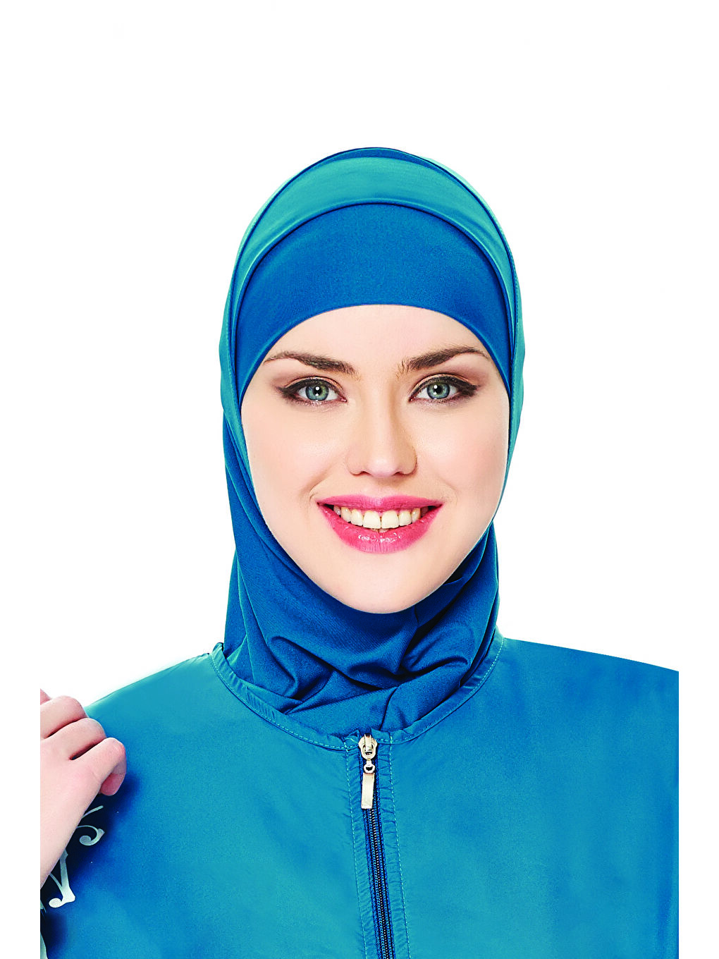 Yüzücü Eşarp Havuz Deniz Eşarp RBE-01 Petrol01