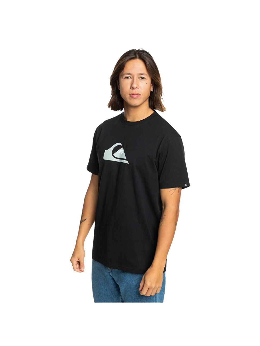 Comp Logo Erkek Siyah Tişört-2