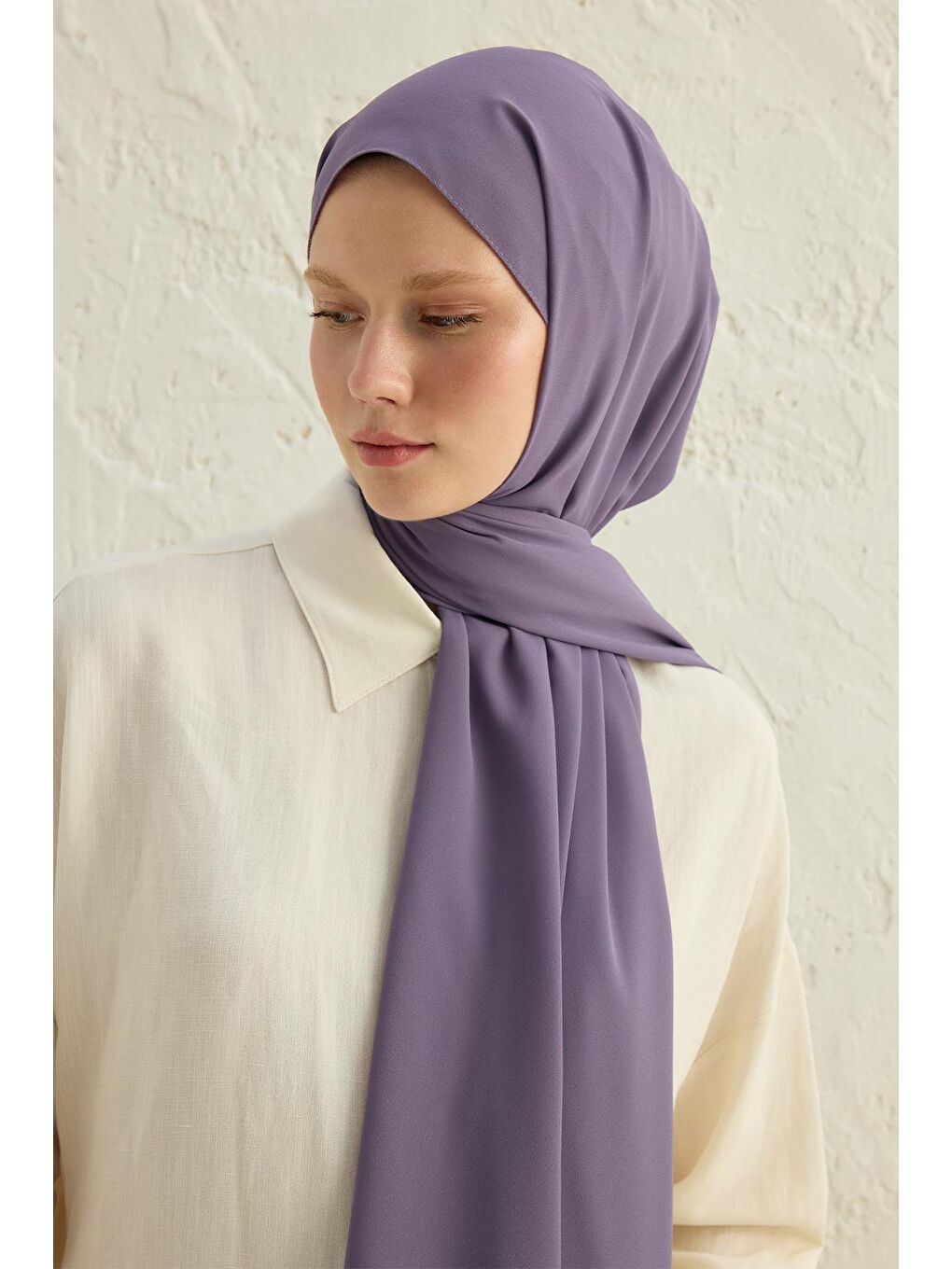 Mor Daily Krep Şal Violet