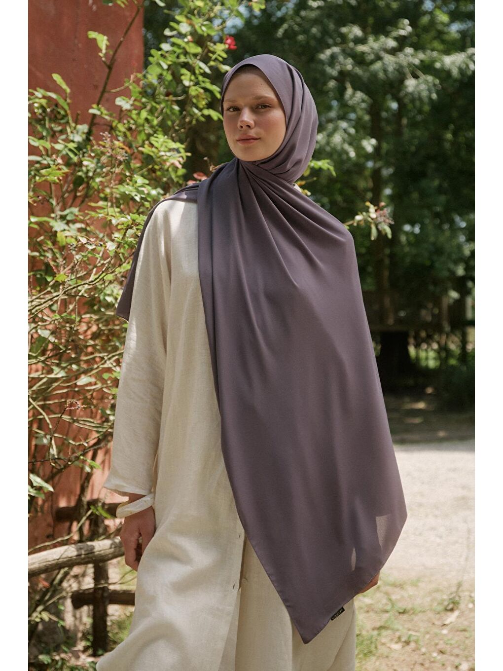 Mor Daily Krep Şal Violet-4