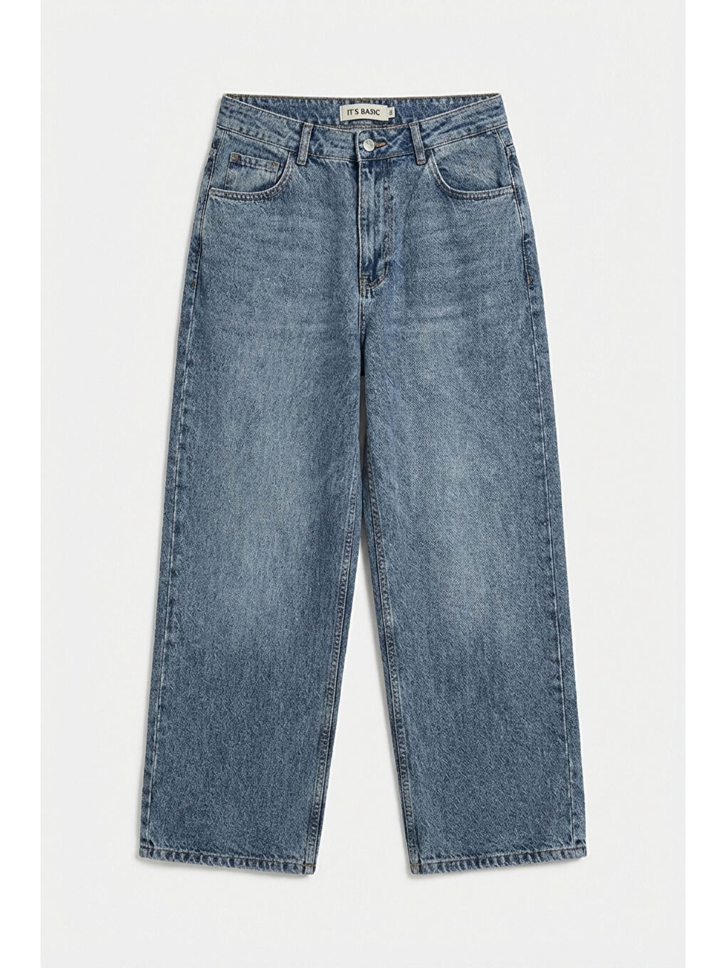 Mavi Kadın Jean Rengi 17s6-125 Skater Fit Bol Kesim Denim Jean-5