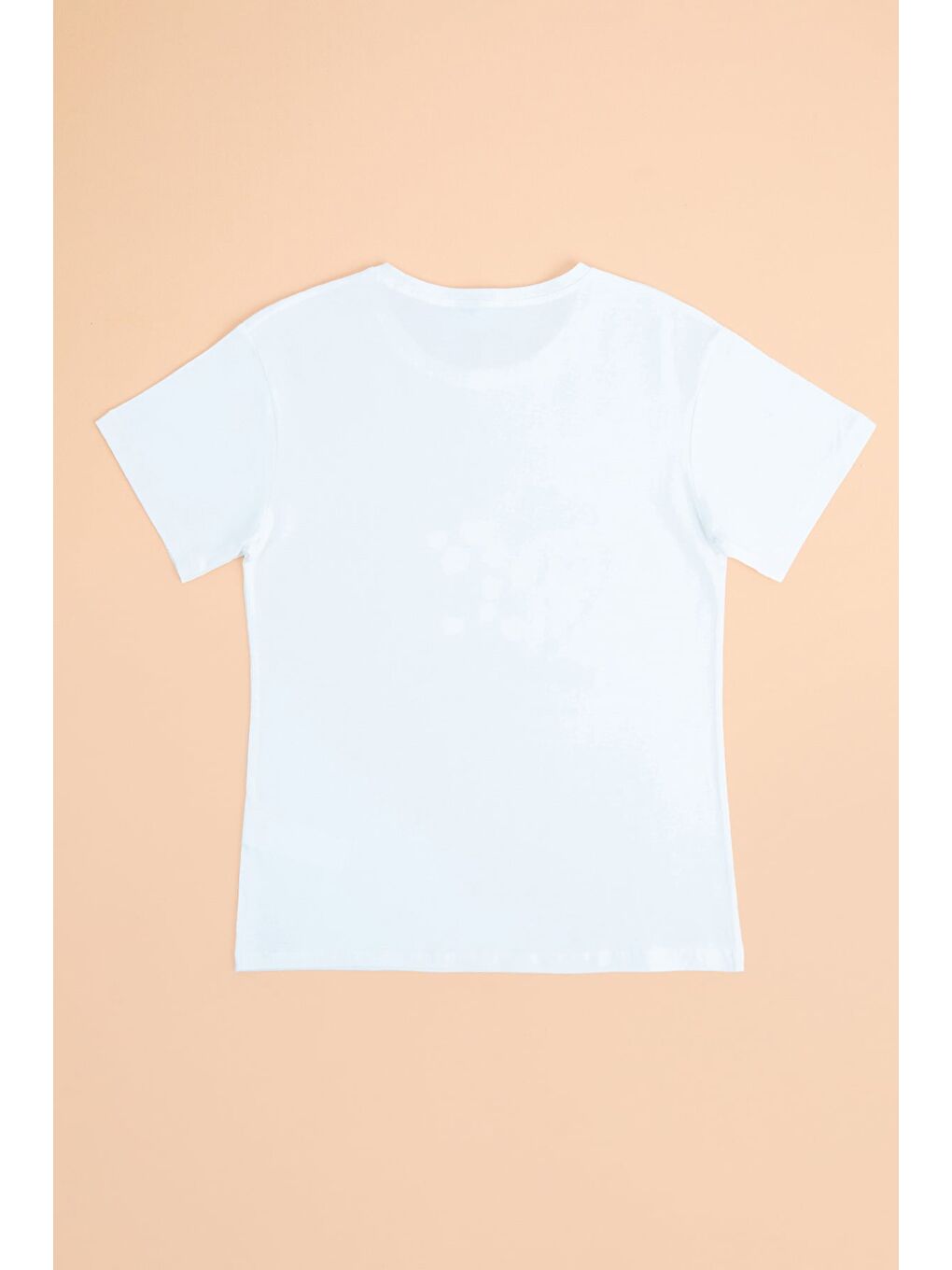 Beyaz Los Angeles Ve Lale Baskılı Kız Çocuk Tişört-1