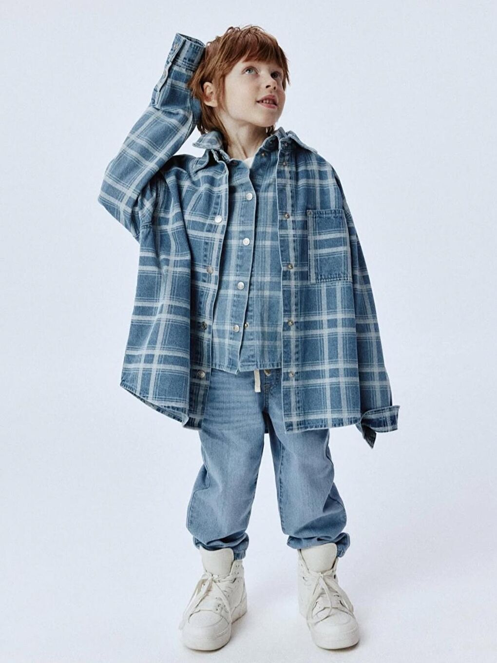 Mavi Erkek Çocuk WİDE LEG BAGGY FİT JEANS Pantolon 4-14 Yaş-1