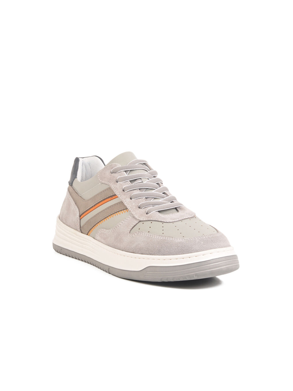 Gri Süet Hakiki Deri Erkek Casual Ayakkabı LO1987-2090 M-2