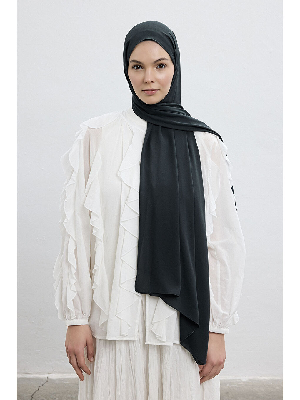 Daily Krep Şal Antrasit-1