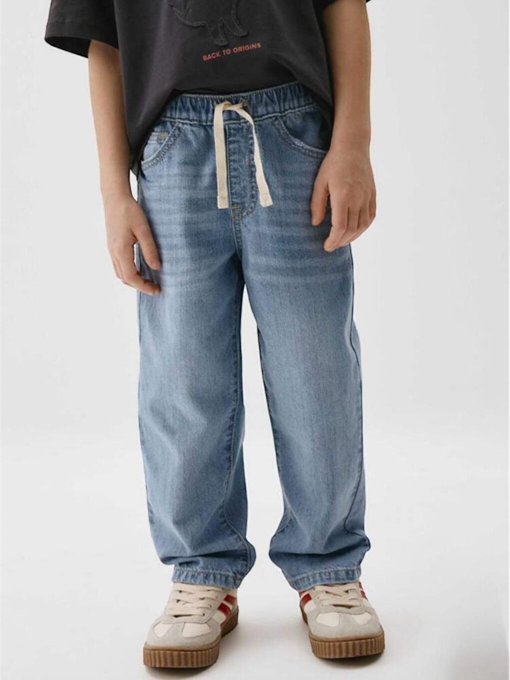 Mavi Erkek Çocuk WİDE LEG BAGGY FİT JEANS Pantolon 4-14 Yaş-2