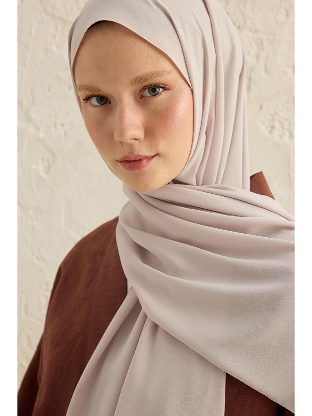 Bej Daily Krep Şal Taş-3