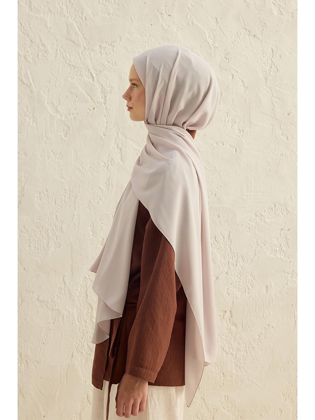 Bej Daily Krep Şal Taş-4