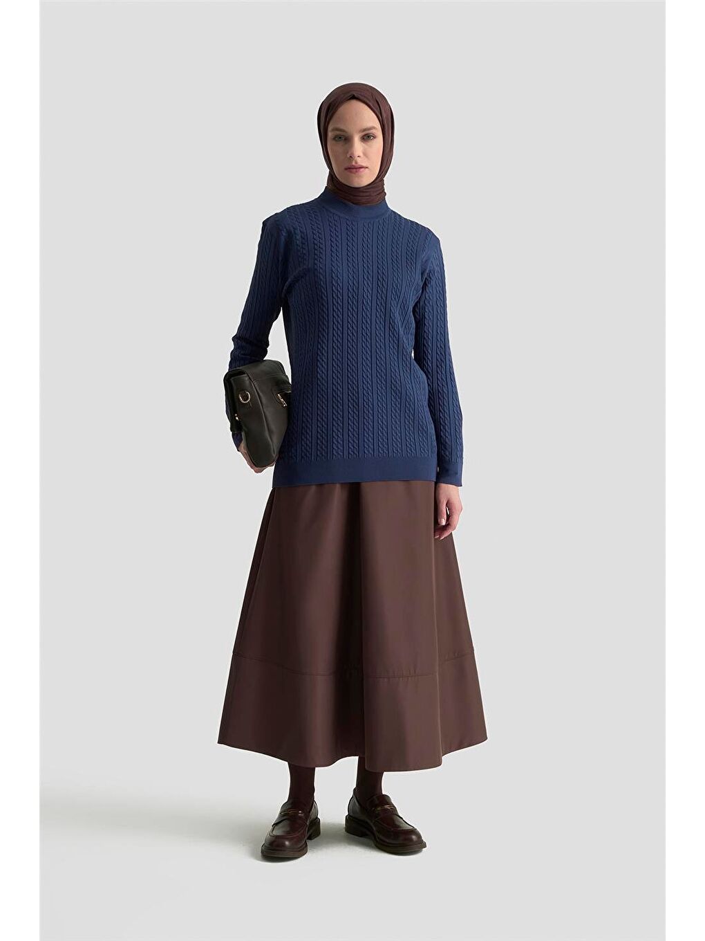 Saç Örgü Kazak 25Kd7005 İndigo-3