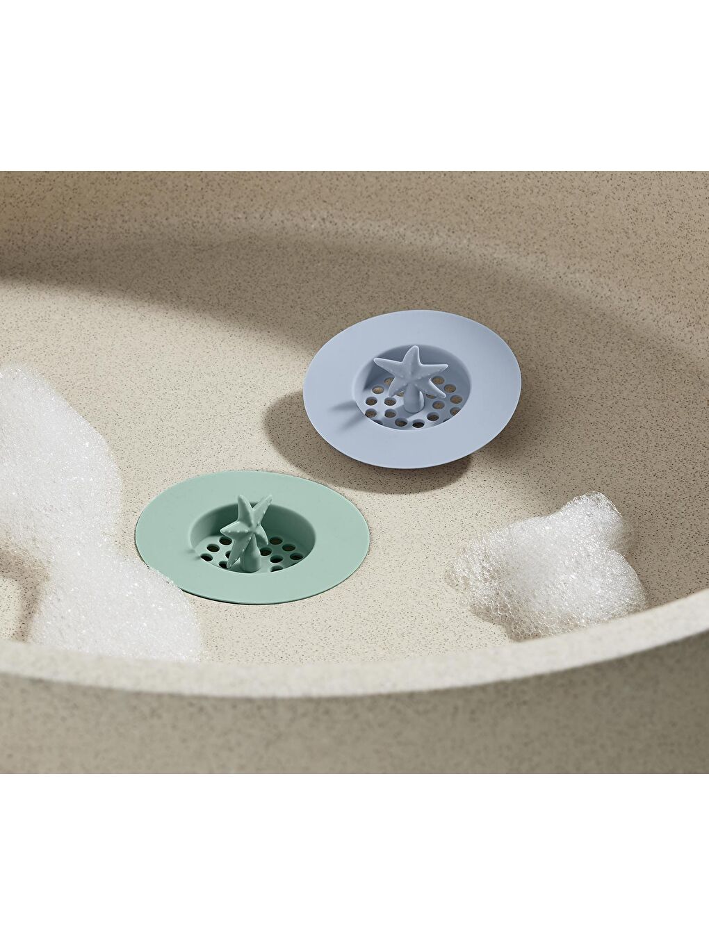 Renksiz Gider Süzgeci, 2 Adet, Silikon