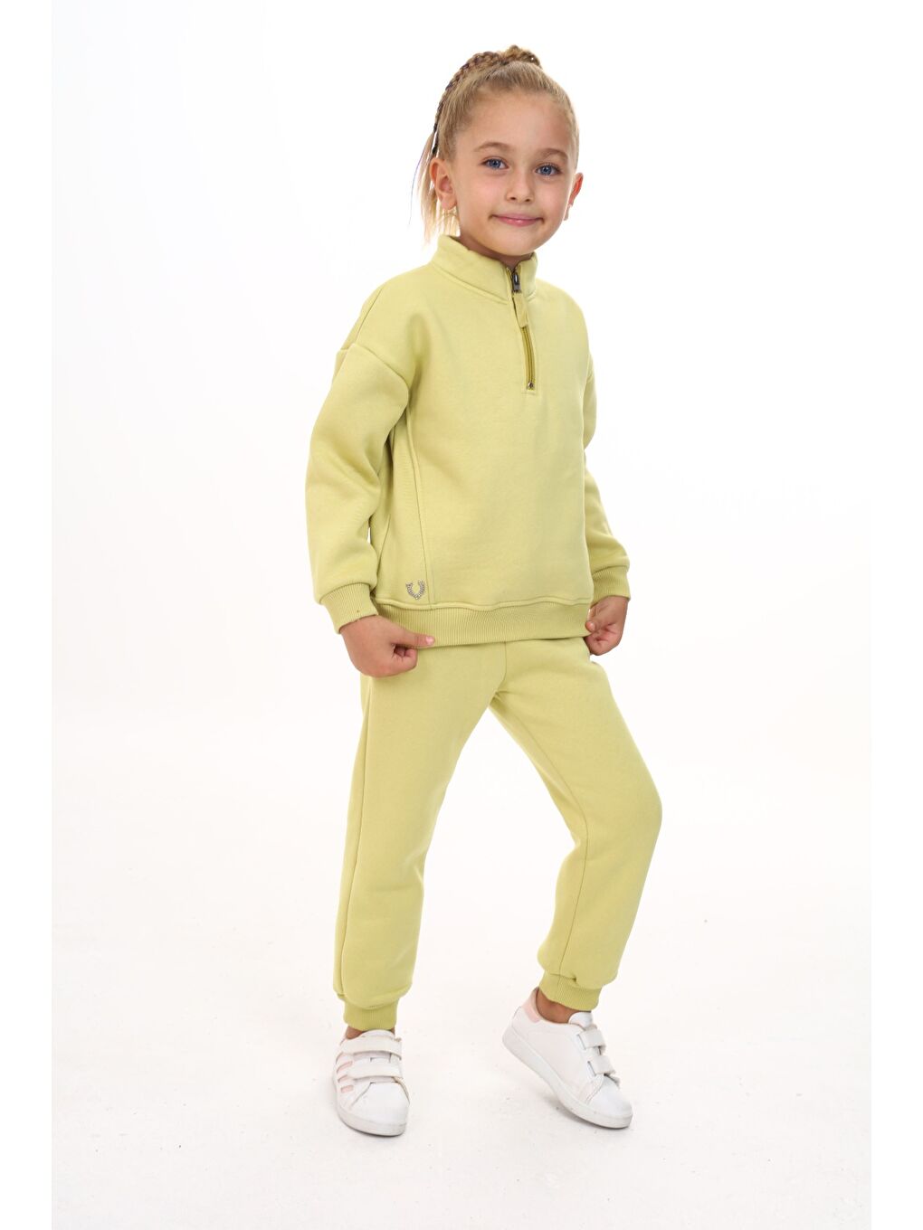 Yeşil Kız Çocuk Eşofman Takım-1