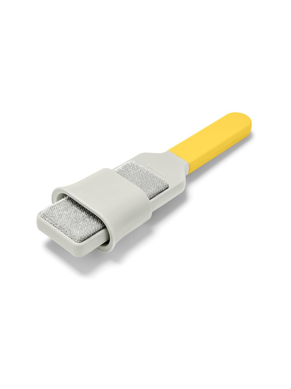 Renksiz Elbise Fırçası Gri-Sarı-1