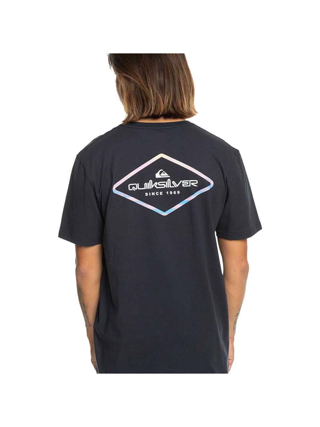 Lacivert Omni Lock Erkek Mavi Tişört-3