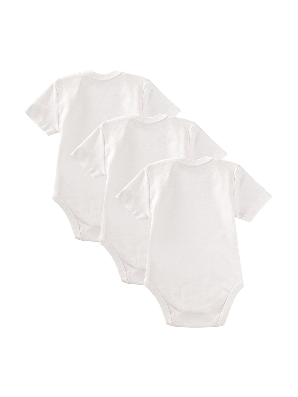 Üçlü Zıbın 0-3 Yaş Beyaz-1