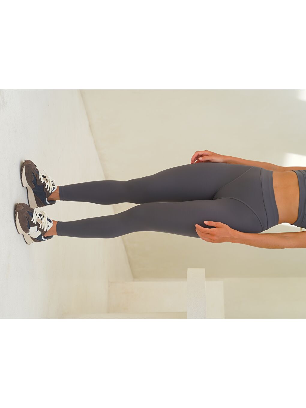 Kratos Dikiş Detay Uzun Antrasit Tayt-2