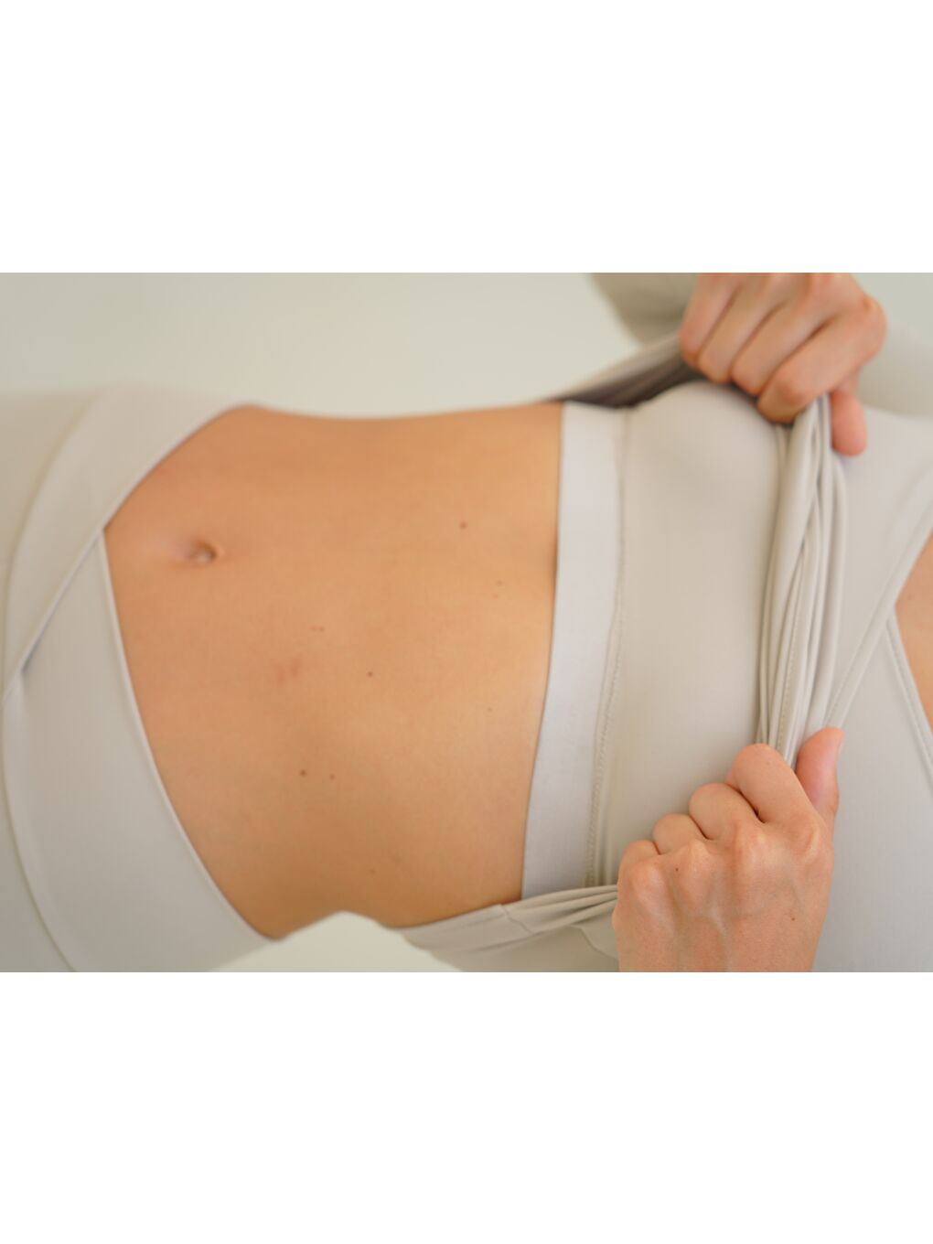 Bej Gaia Uzun Kollu Çapraz Detay Taş Crop-5