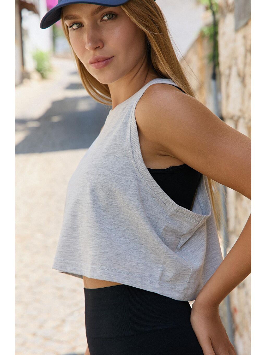 Gri Üst Giyim, Atlet, Aura-2