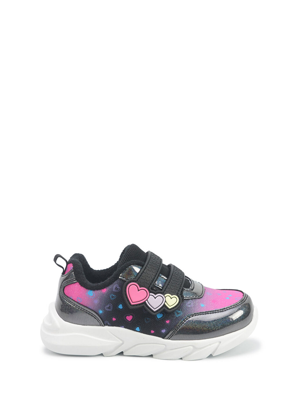 BOW 5PR Siyah Kız Çocuk Spor Ayakkabı