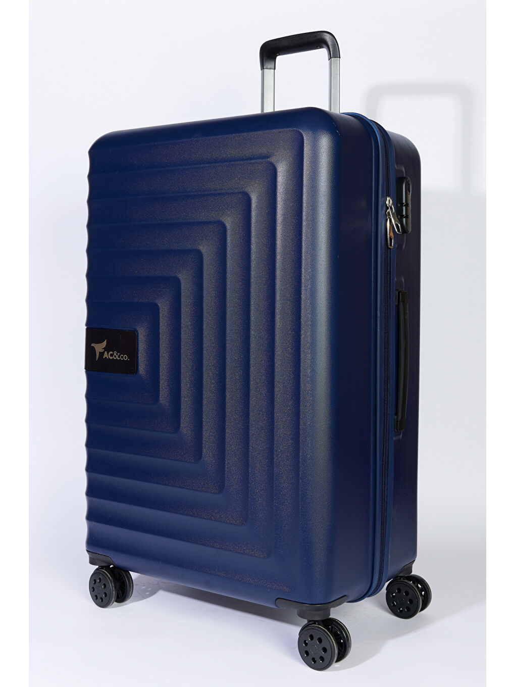 Erkek Lacivert Büyük Boy Valiz-2