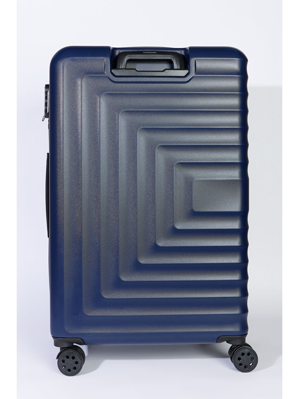 Erkek Lacivert Büyük Boy Valiz-5