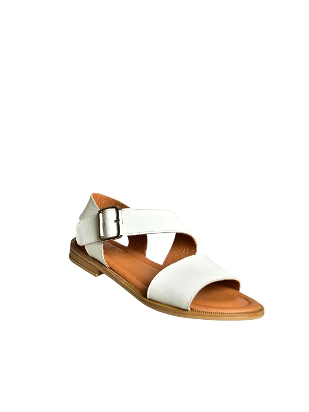Beyaz Kadın Sandalet U944150303-4