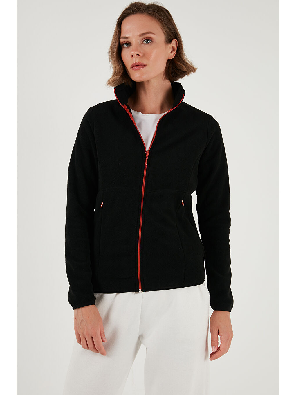 Mor Slim Fit Anti-Pilling Tüylenme Yapmayan Fermuarlı 2'li Paket Polar Hırka 5907012S2-1