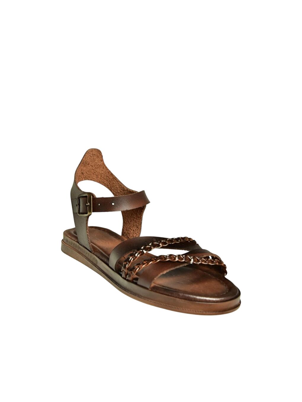 Kahverengi Kadın Sandalet U390906403-1