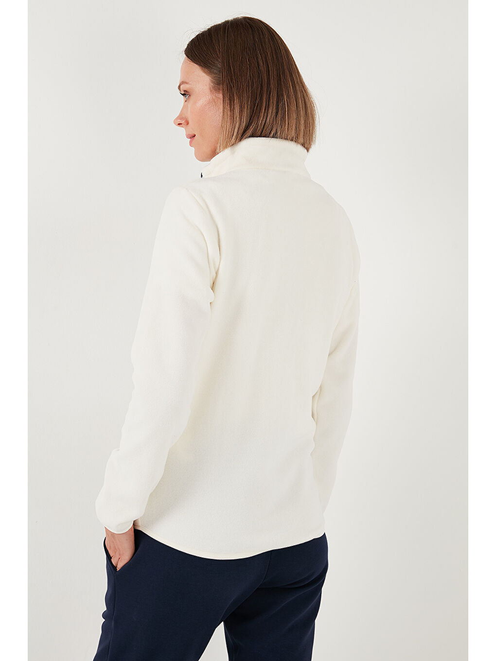 Lila Slim Fit Anti-Pilling Tüylenme Yapmayan Fermuarlı 2'li Paket Polar Hırka 5907012S2-3