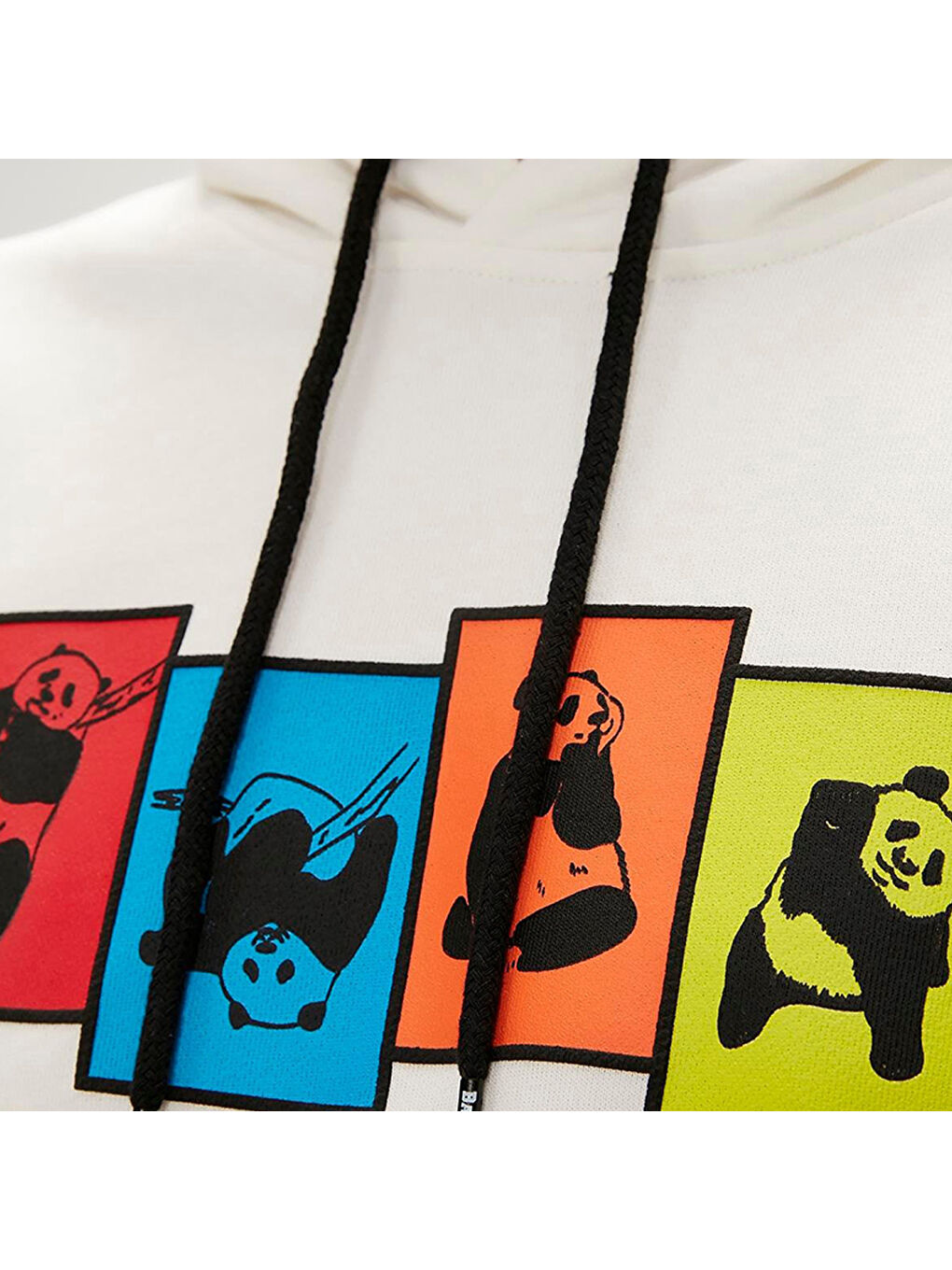 Fun Erkek Beyaz Sweatshirt-1