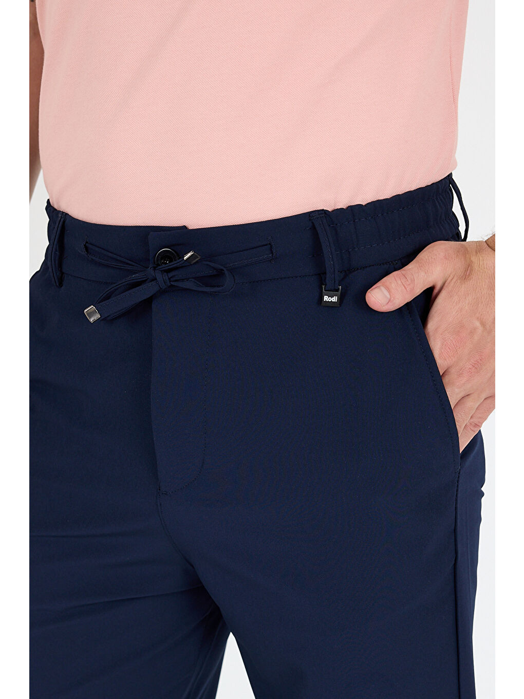 Lacivert Spor ve Günlük Rahat Cool %92Polyester %8Elastan Esnek Kumaş Erkek Jogger Pantolon Eşofman Altı 3670-2