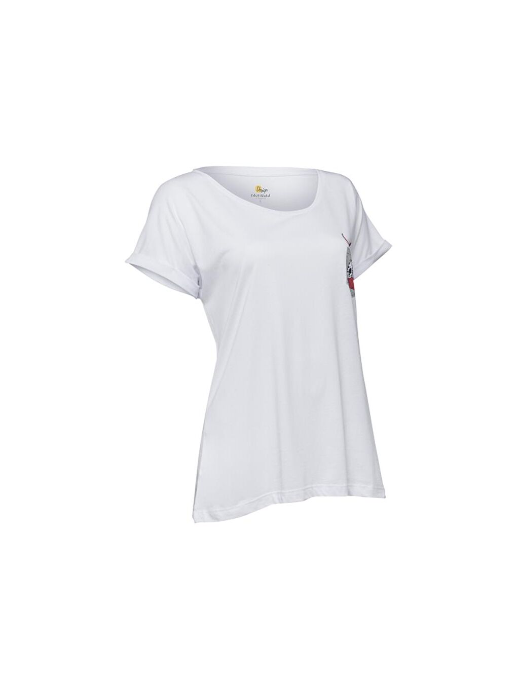 Beyaz Cats Cepte Kedi T-Shirt-1