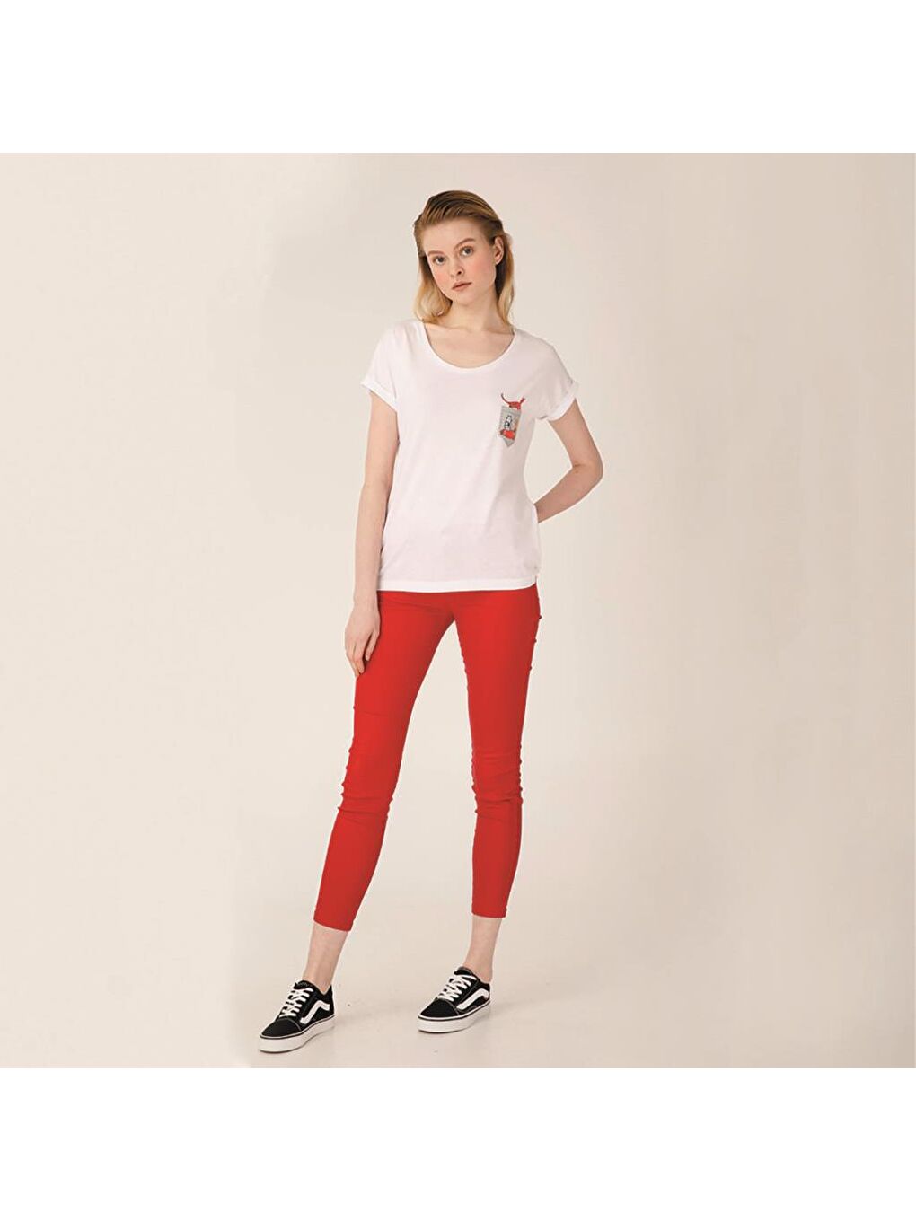 Beyaz Cats Cepte Kedi T-Shirt-3