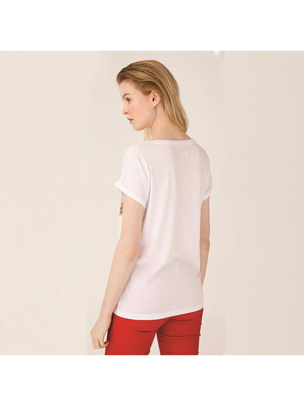 Beyaz Cats Cepte Kedi T-Shirt-6