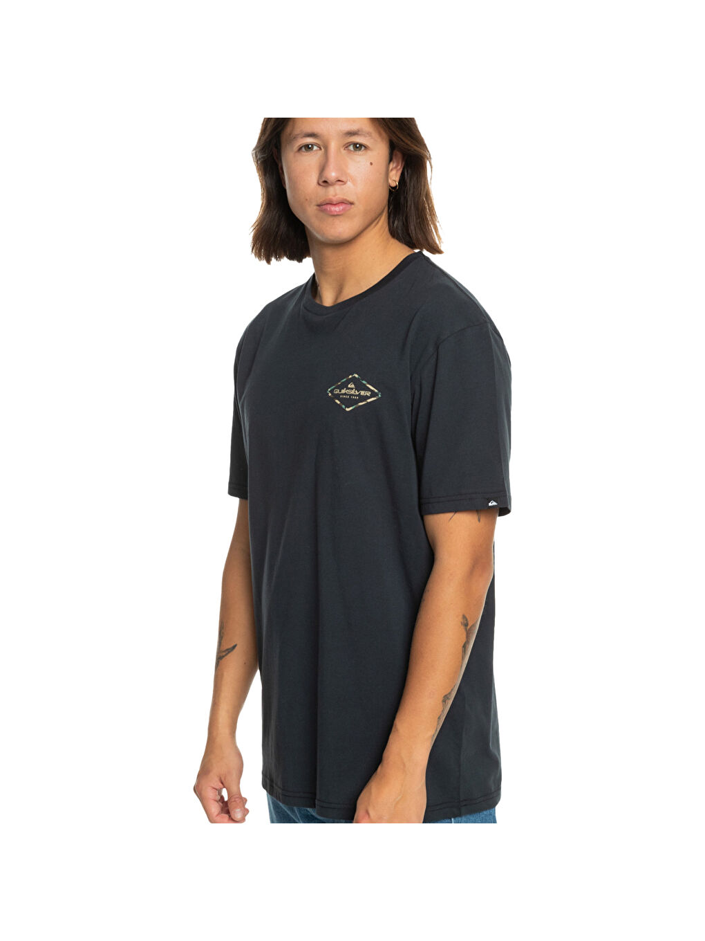 Omni Lock Erkek Siyah Tişört-1