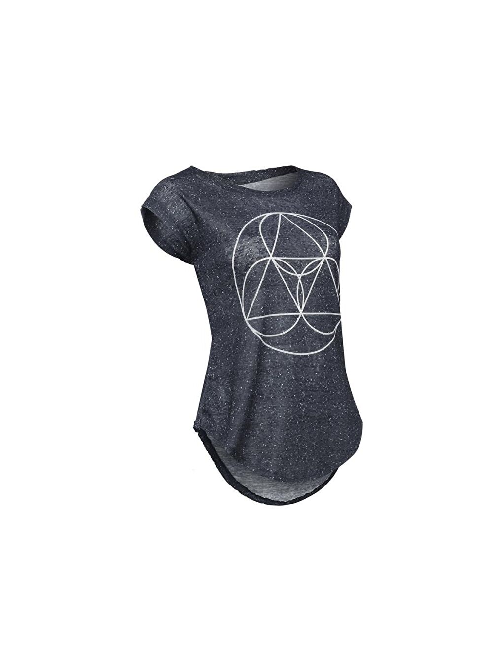 Siyah BiggYoga Namaste Antrasit T-Shirt-1