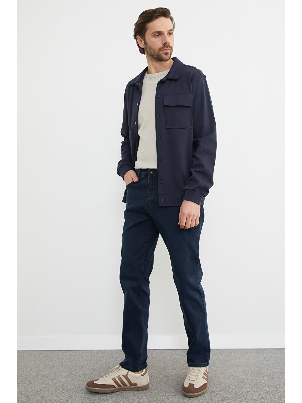 Mavi Büyük Beden Regular Fit Jean