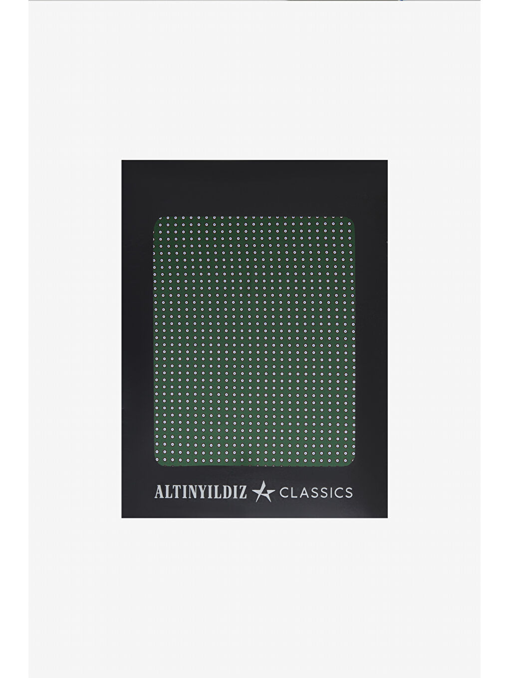 Erkek Yeşil Desenli Mendil-1