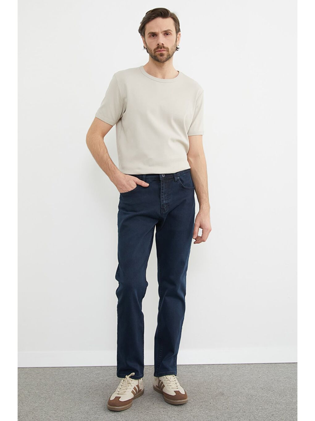 Mavi Büyük Beden Regular Fit Jean-3