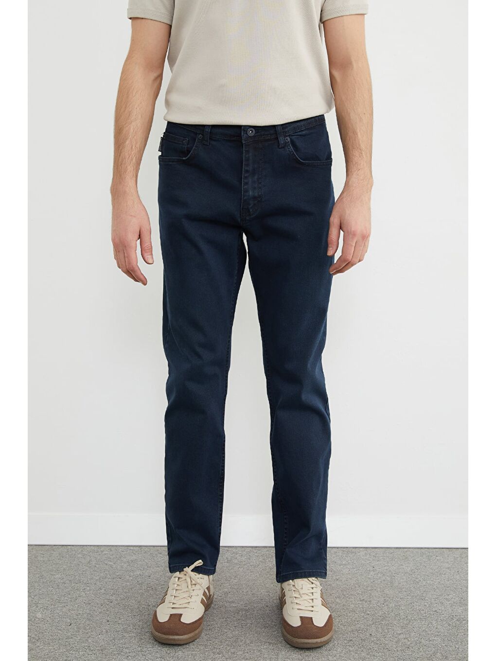 Mavi Büyük Beden Regular Fit Jean-4