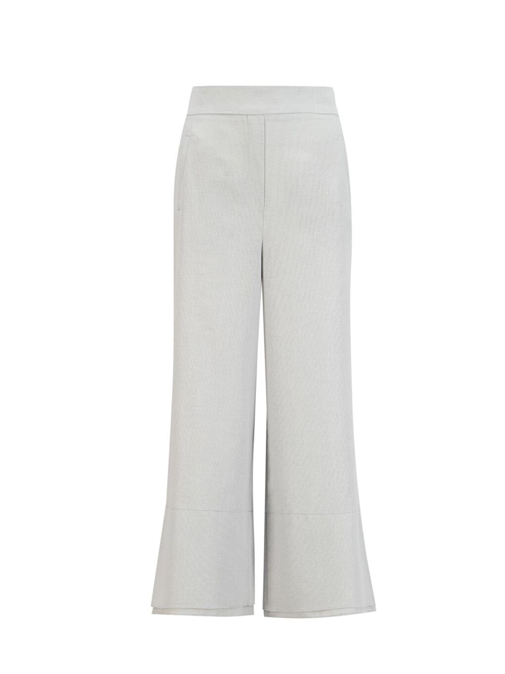 Çift Paçalı Pantolon 25Y2821 Gri-4