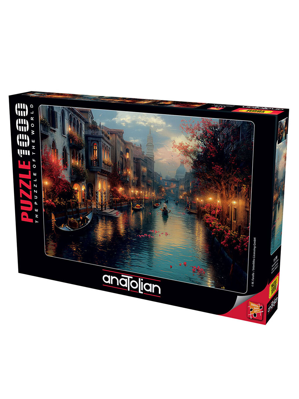 Puzzle 1000 Parça Venedik'te Gece 1178